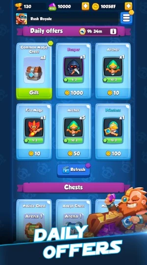 unlimited gems in rush royale